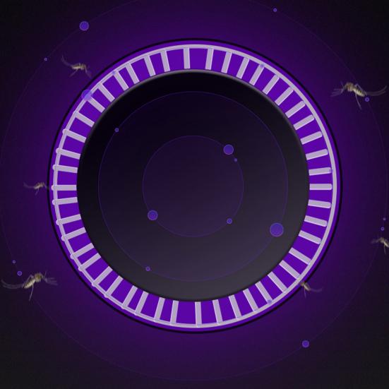 Mini Fly Trap Gnats Zapper USB Powered Fruit Fly Zapper with UV LED Light Indoor Outdoor Home Camping Patio Hanging Fly Trap Lamp