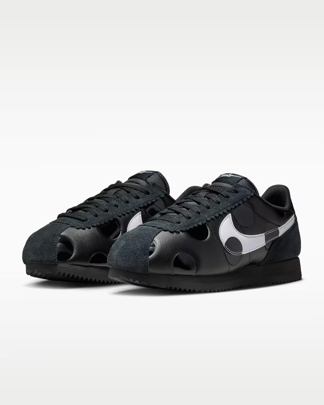 IR1332-001 Nike Women s Cortez Polka Dot/Black/White 7
