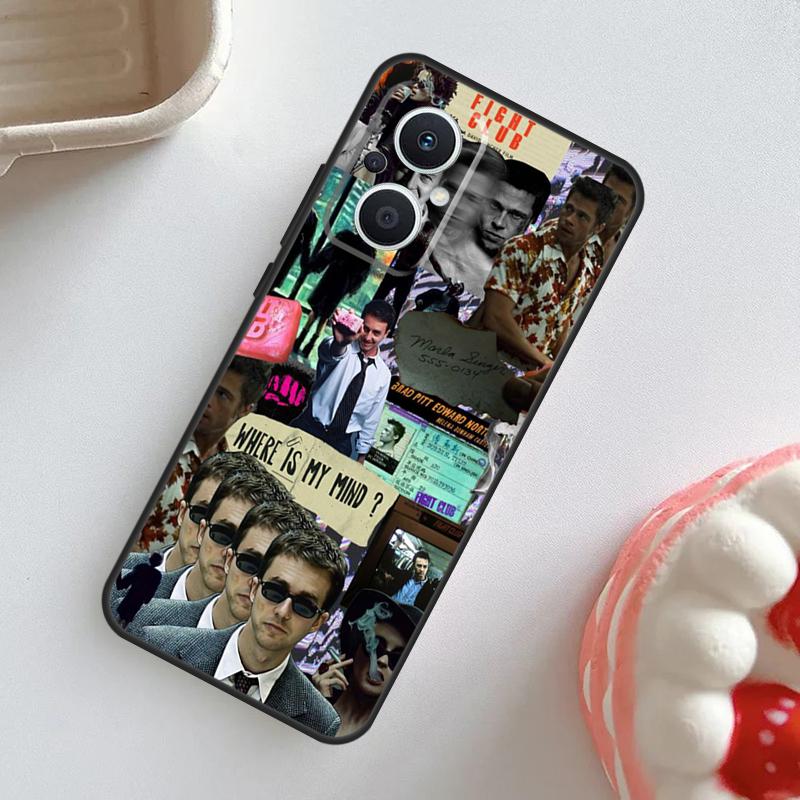 Fight Club Movie Poster Case For OPPO Reno 11 10 Pro 11F 8T 4Z 5Z 5 6 8 7 Lite OPPO Find X5 X6 Pro X2 X3 Lite Cover