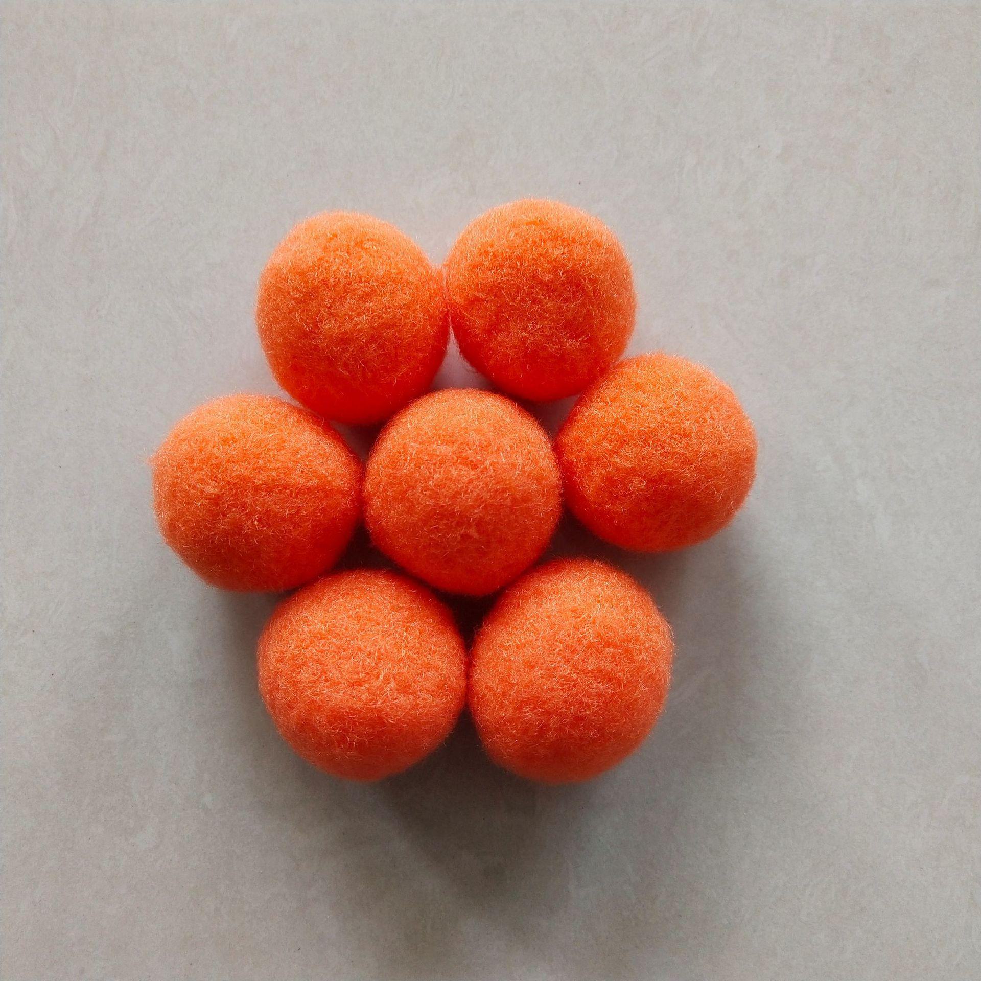 

Шарики из полипропиленовой шерсти разноцветные 5 см, набор для творчества для детей, рождественские украшения ручной работы 5cm polypropylene wool ball