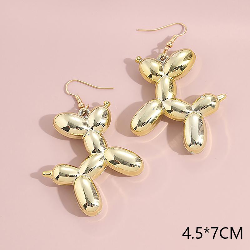 Новые Модные Разноцветные Серьги-Собачки из Воздушных Шаров для Женщин Девушек Ежедневные Аксессуары Вечеринка Арт Эстетика Украшения Подарок Модный Серьга-капля