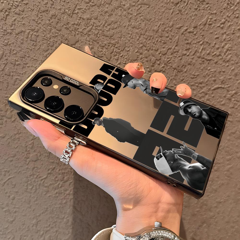 B-Booba Singer Phone Case For Samsung Galaxy S25 Edge S24 S23 S22 S21 S20 Ultra Funda Silicone Silver Cover