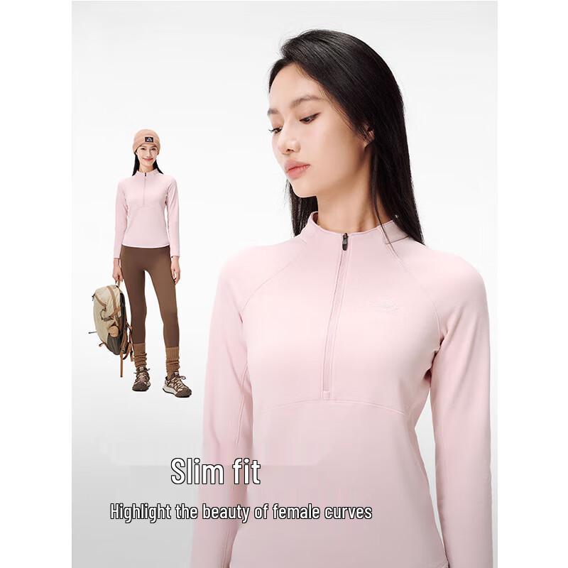 Pelliot Women's Outdoor Fleece Base Layer T-Shirt