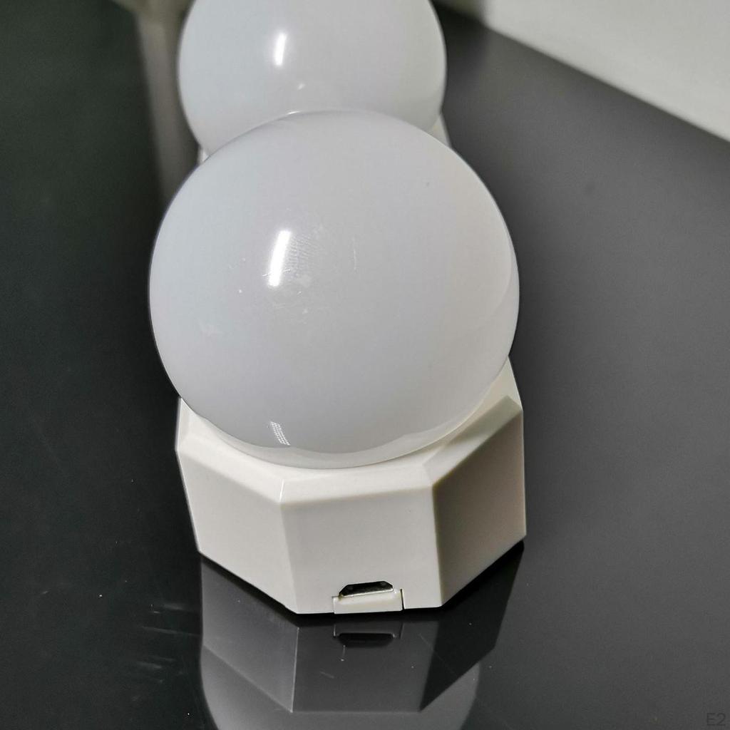 Make Lights 4 Led Vanity Dressing Table Bathroom Bulbs USB