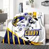 Golden State Warriors Curry Blanket Soft Warm Cozy Suitable for Picnics Livingroom Couch Four Seasons Universal Modern Gifts For Family Or Friends
