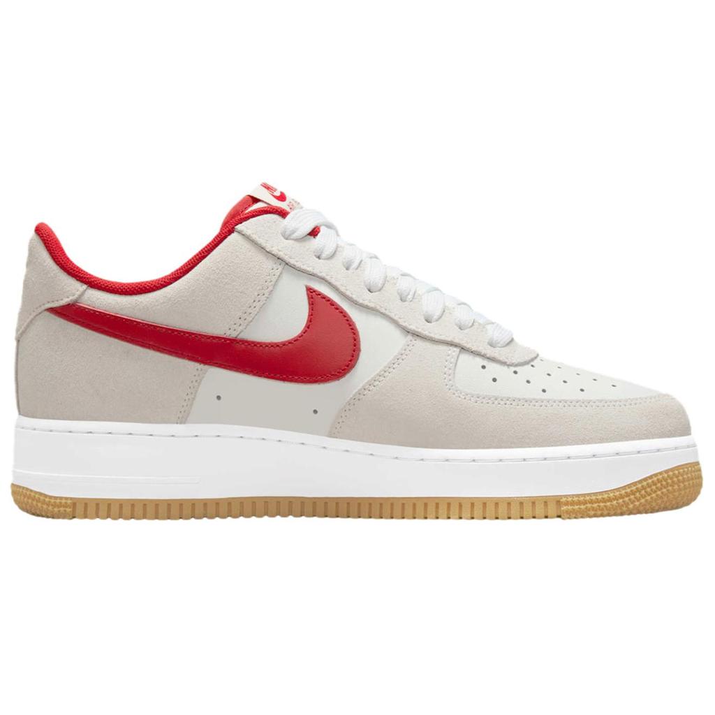 Nike Air Force 1 '07 LV8 Summit White Varsity Red Men's Sneakers IB6388-101