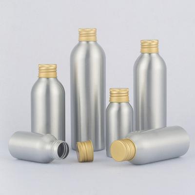 40ml-250ml Aluminum Bottle Storage Lotion Sanitizer Liquid Soap Cap Container