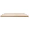 Floor Bed Frame Natural 213.5 x 204 x 9 cm Solid Pine Wood