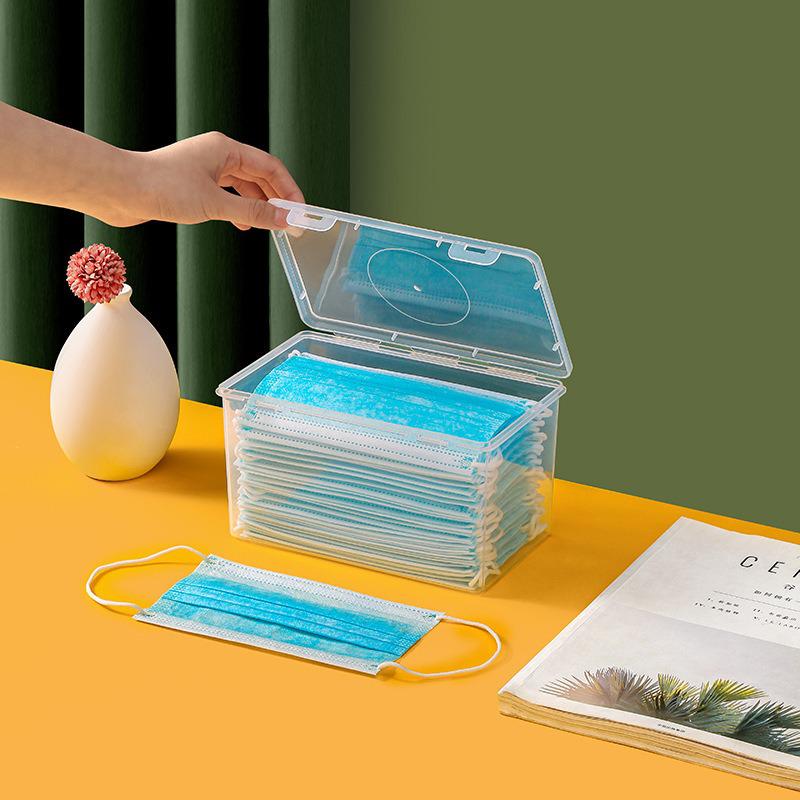 

Square Transparent Large Capacity Mask & Cosmetic Storage Box