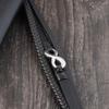 Trendy Jewelry Leather Bracelet Men Stainless Steel Bracelets Multilayer Braided Rope Chain for Male Jewelry Classic