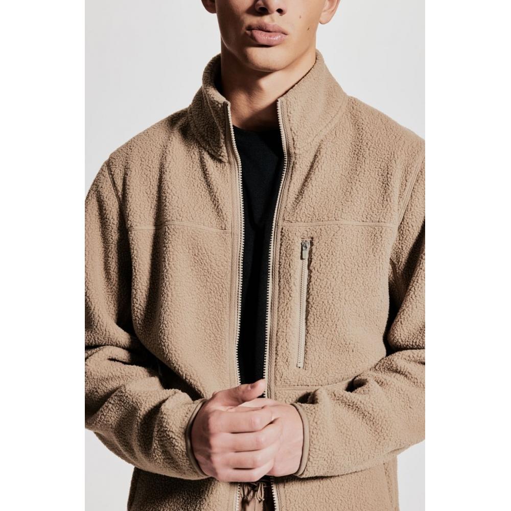 H M Teddy Sport Jacket Regular Fit Beige