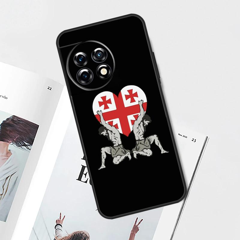 Georgia Flag Case For OnePlus Nord CE 5 3 4 Lite N20 N30 OnePlus 15 13 12 11 10 Pro 12R 13R 10T 13T Cover