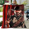 Popolare Ruolo del Gioco A-Arthur Morgan Coperta Quattro Stagioni Copertura per Divano Coperta da Viaggio Peluche Coperta per Pausa Ufficio da Viaggio Regalo