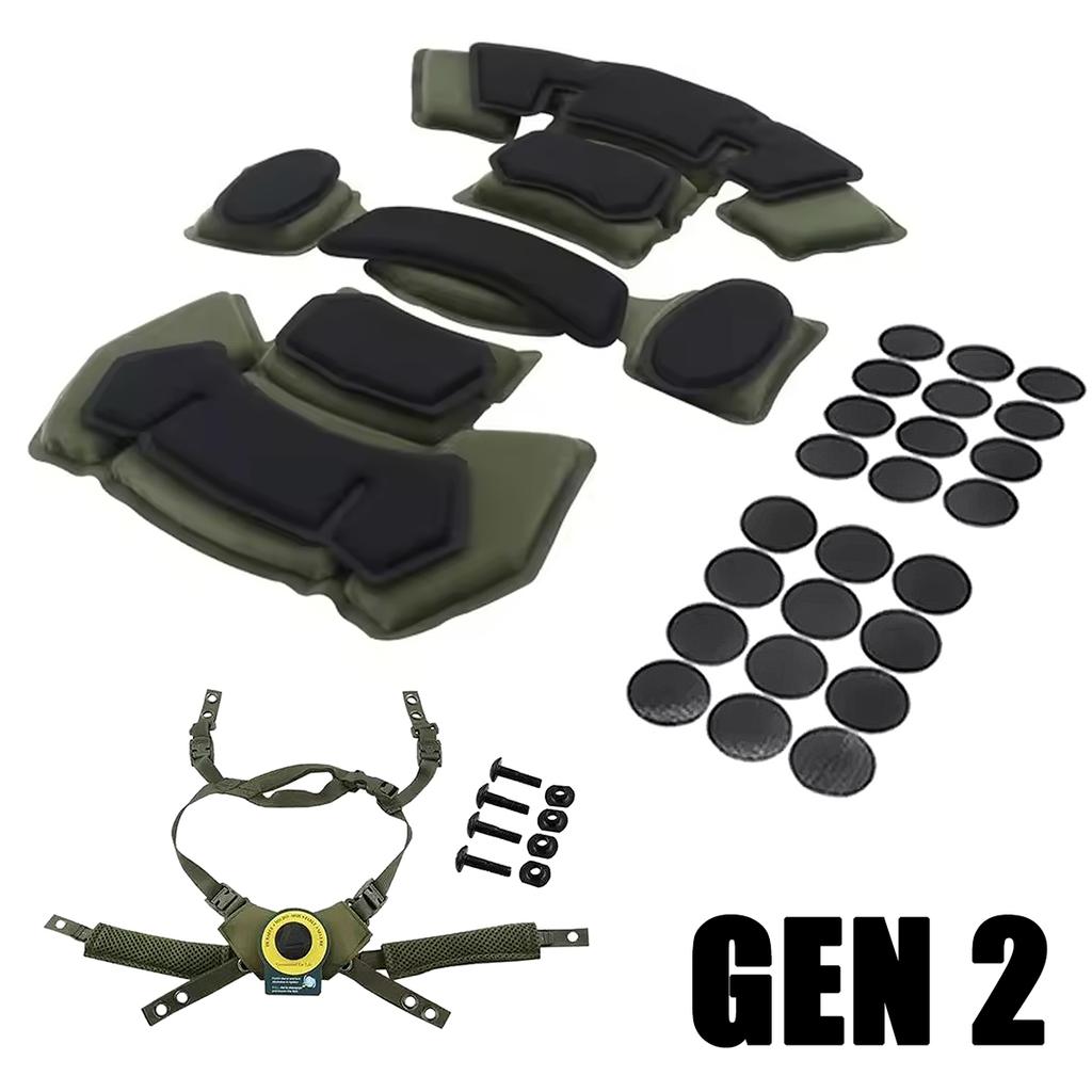 Tactical Wendy Helmet Adjustable Suspension System Fast MICH Helmet Protective Pads Gen4 Memory Spongy Foam Pad Helmet Accessory