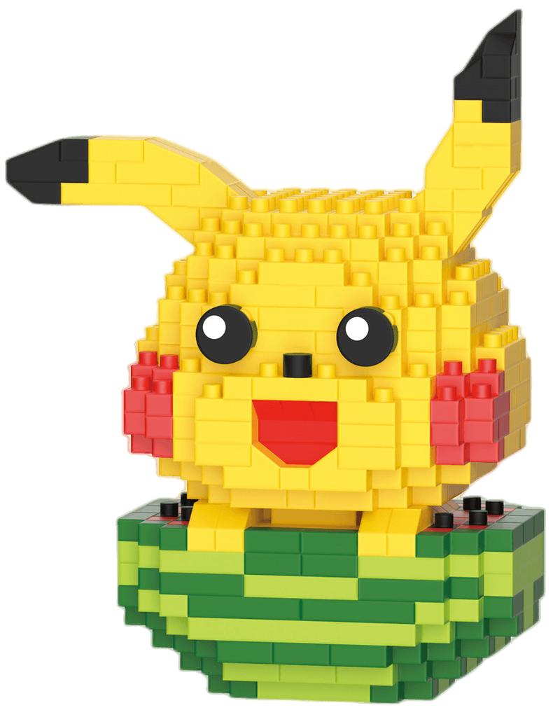 עשה זאת בעצמך אבני פוקימון קטן קריקטורה מיני אבן בניין פיקאצ'ו Charizard Eevee Mewtwo אנימה להרכיב דגם פעולה בובות צעצועים