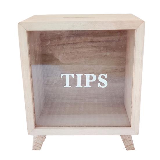 Piggy Bank Compact Large Capacity Nordic Style Wooden Kids Money Saving Bank for Daily Use