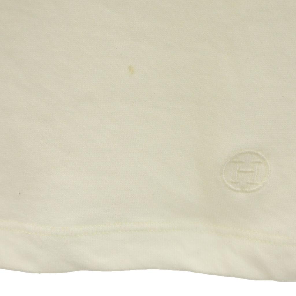 HERMES Made in France Short sleeve T-shirt 34 Ivory Women Used