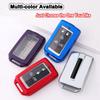 Key Fob Cover Case Fit for Jeep Grand Cherokee Grand Wagoneer   Soft TPU Keyless Entry Remote Holder Skin Protector (Blue)
