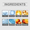 Body Shower Gel Comfortable and Fresh and Dense Foam Persimmon Orange Fragrance Body Skin Cleansing Shower Gel