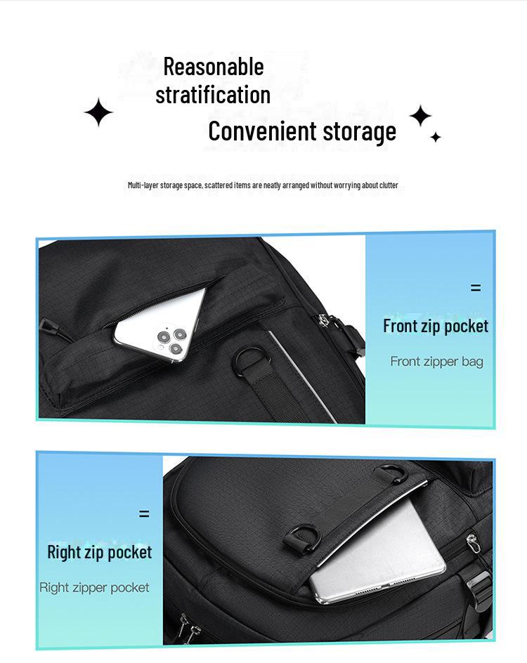 Trendy Large Capacity Backpack for Students - Lightweight, Stylish, and Perfect for Travel