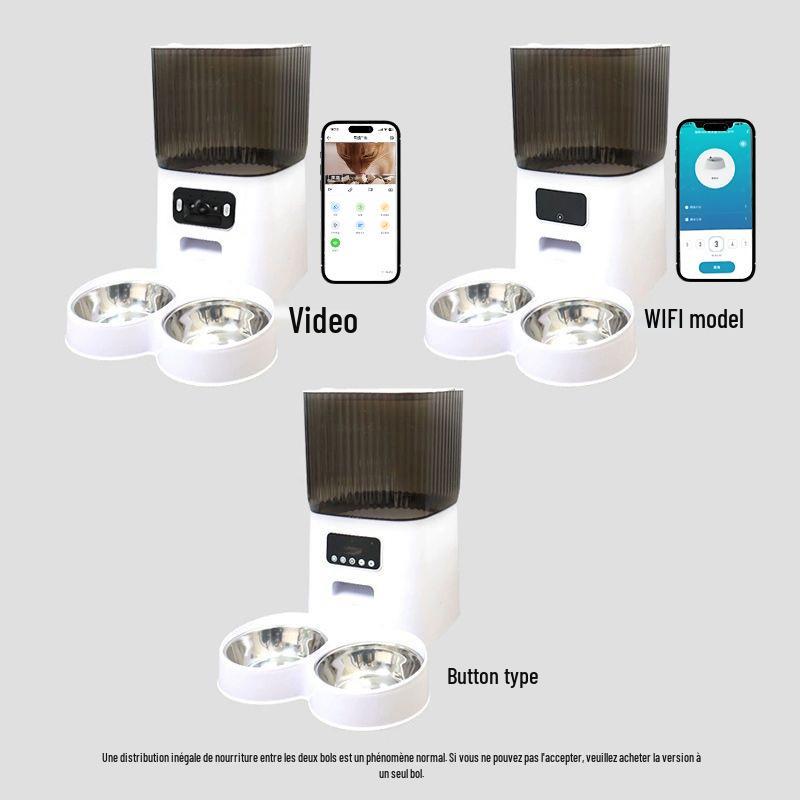 Pet Smart Feeder: Automatic Cat/Dog Food Bowl with Remote Video Feeding 