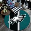 Philadelphia Eagles Round Area Rug,Carpet Rug for Living Room Bedroom Sofa Playroom Decor,Non-slip Floor Mat