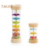 Kids Rain Stick Toy Babies Rainfall Rattle Tube Toddlers Educational Beaded Raindrops Rainstick Shaker Sensory Developmental Auditory Musical