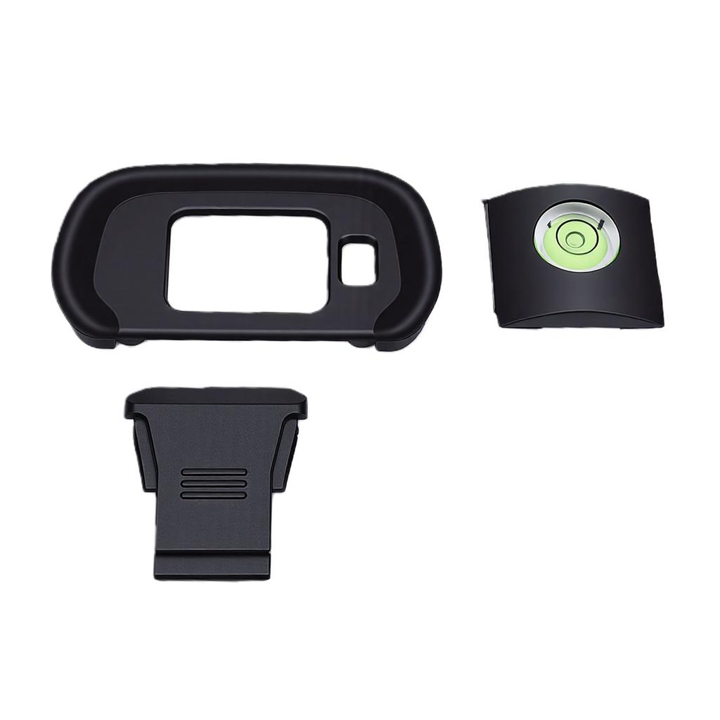 Kit Livella a Bolla Tappo Hot Shoe Paraluce per Fotocamera R7 Silicone Morbido per Fotografia