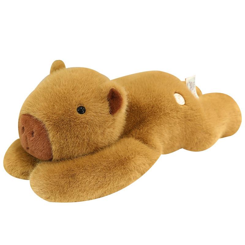 Soft Capybara Pillow Plush Toy Doll Kapibara Doll Children's Soothing Ragdoll Doll