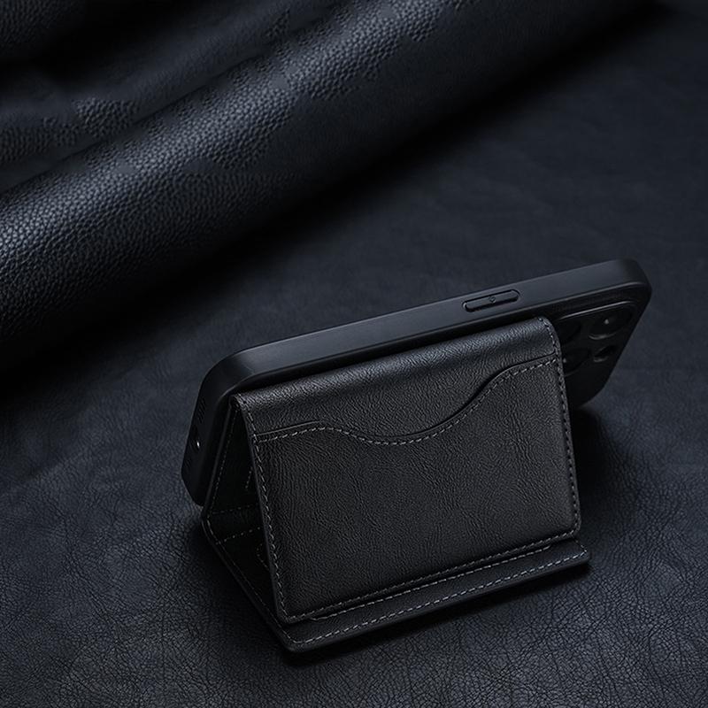 Strong Magnetic Leather Wallet With Hide Stand Leather Cover Case For Phone Safe Card Holder Pocket Cover