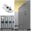 Professional Zinc Alloy Glass Door Lock Easy Install No Drilling for Cabinets Showcases Counters Security Cabinet Locks