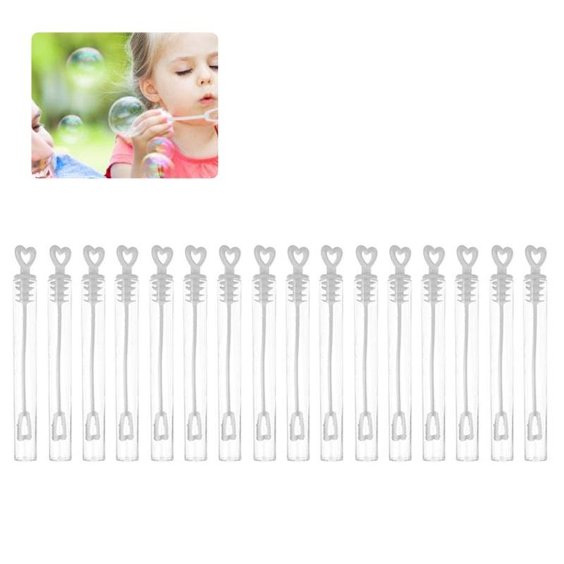 100*Soap Water Bubble Bottles Love Heart Wand Tube Wedding Party Supplies Favors 100*Soap Water Bubble Bottles Love Heart Wand Tube Wedding Party Supplies Favors