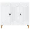 Sideboard White 89 x 34.5 x 80 cm Particle Board