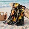 Valencia FC Print Microfiber Beach Towel Quick Dry Absorbent Large Towel For Beach Swimming Travel