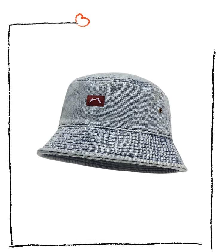 Children's Washable Denim Bucket Hat - Sun Protection for Baby, Kids, Boys & Girls