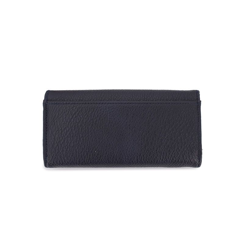 Porte feuille texturé à rabat Mixte LULU CASTAGNETTE