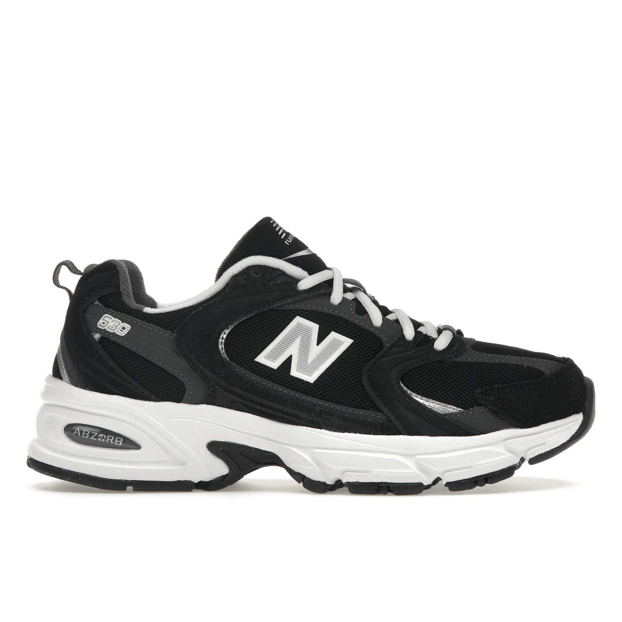 New Balance 530 Black Magnet Silver Metallic Unisex MR530CC 37