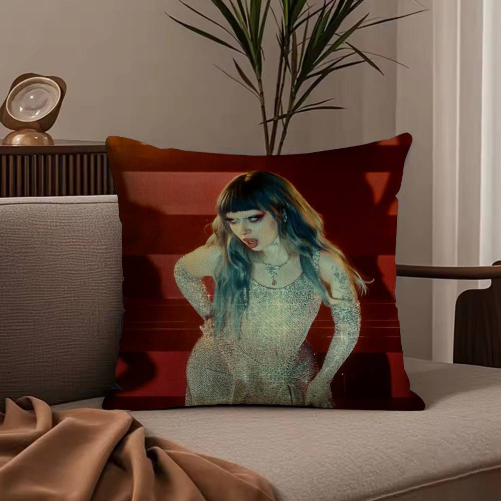 J-Jazmin B-Bean Pillow Case Anti-dustmite Pillowcase Invisible zipper silky short plush Sofa cushion cover