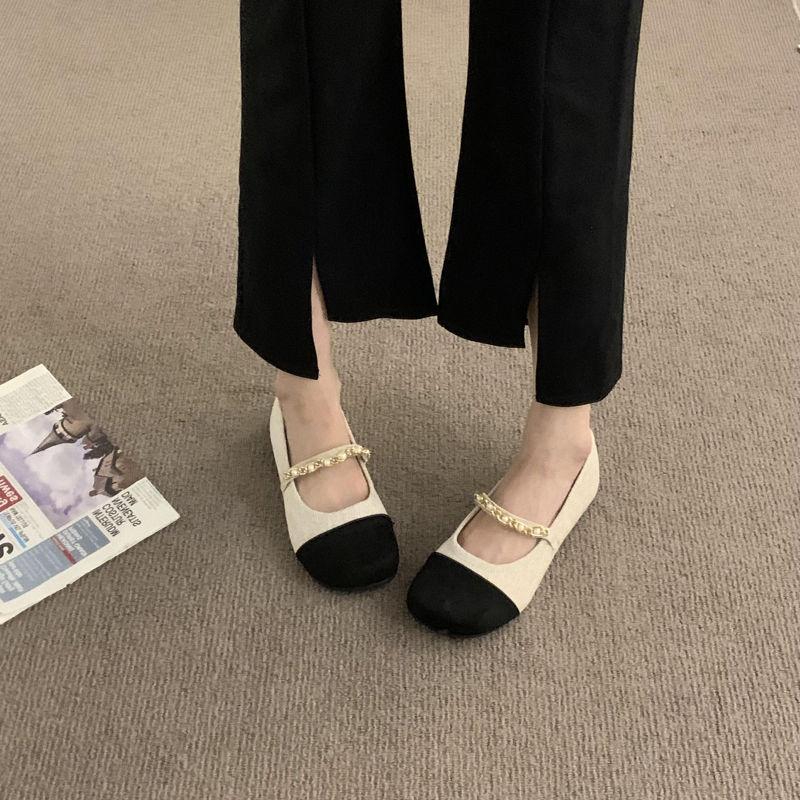 

Цепочка слов с туфлями-лодочками на плоской подошве с круглым носком в цветовой гамме Мэри Джейн, женская обувь, удобные туфли Doudou на мягкой подошве, одинарные туфли для позднего вечера 39