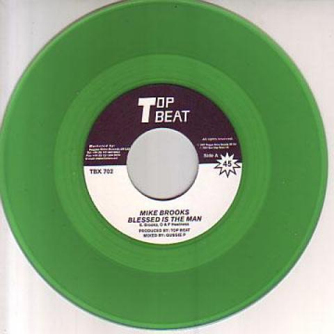

7inch Record MIKE BROOKS - Blessed Is The Man (Mixed By Gussie TBX702 Top Beat 2003 UK Reggae, Ska & Dub