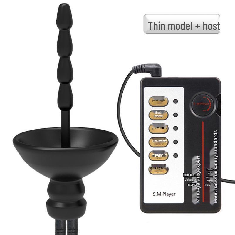Electric Shock Urethral Dilator and Glans Stimulator for Adult Male SM Play