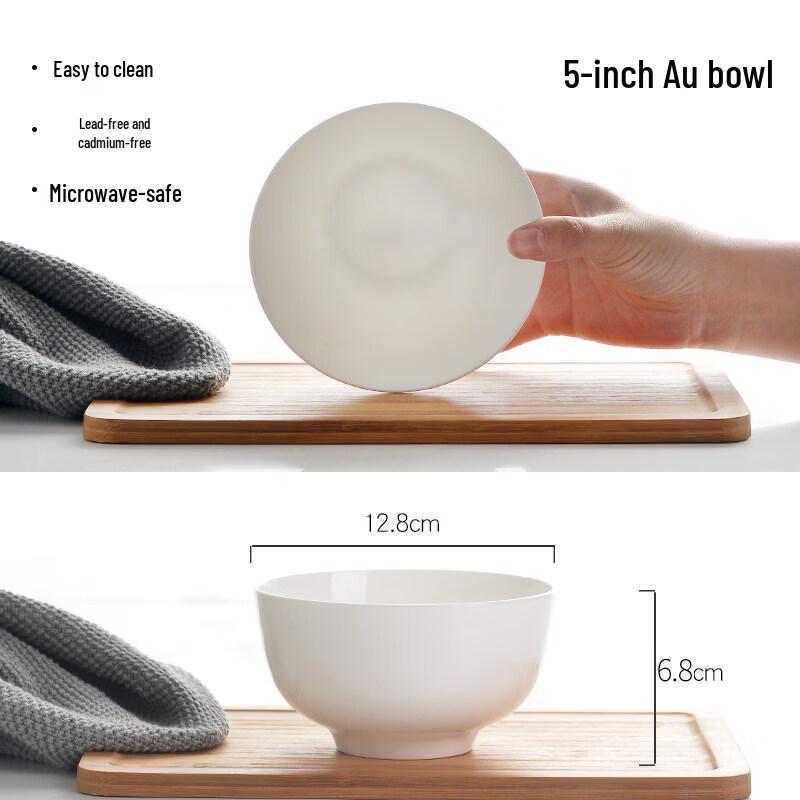 Sichun Tangshan 45% Bone China White Porcelain Bowls