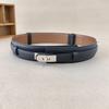 Leather Wide Simple Belt For Women Adjustment For Dress And Coat Styling Gift