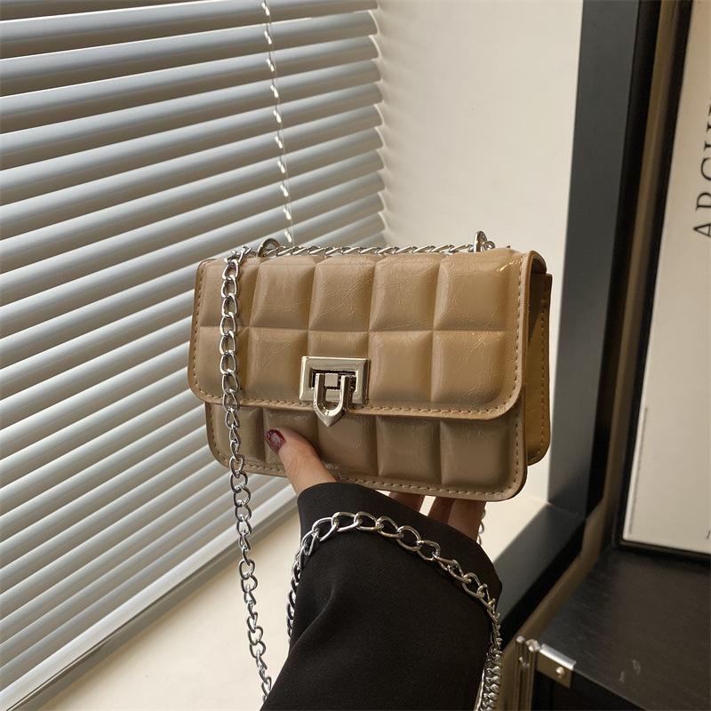 Premium Texture New Summer Versatile Chain Messenger Bag Small Square Bag Fashionable Popular Shoulder Bag Women