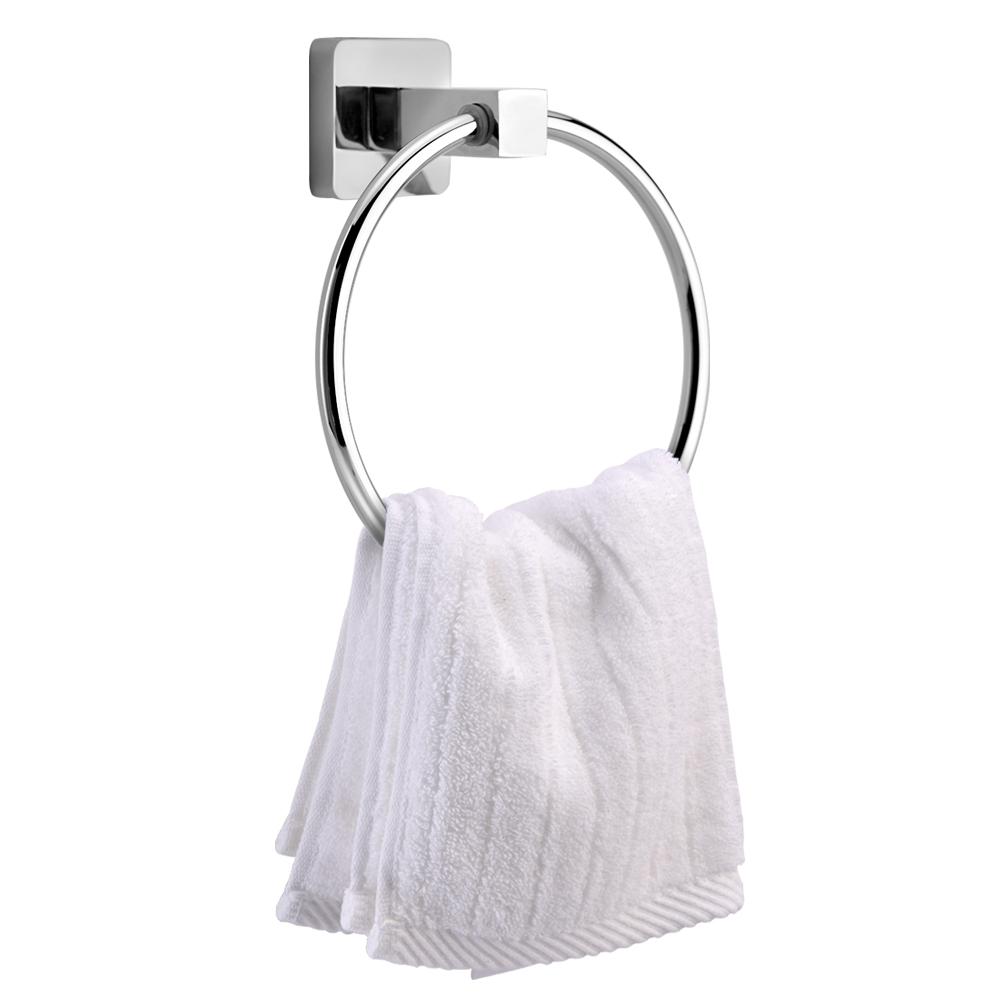 Stainless Steel Towel Ring Holder Bathroom Accessories Wall Mounted