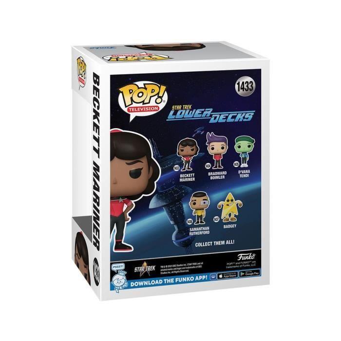 Figurine pop! star trek lower decks - funko - beckett - mixte - adulte - 9 cm