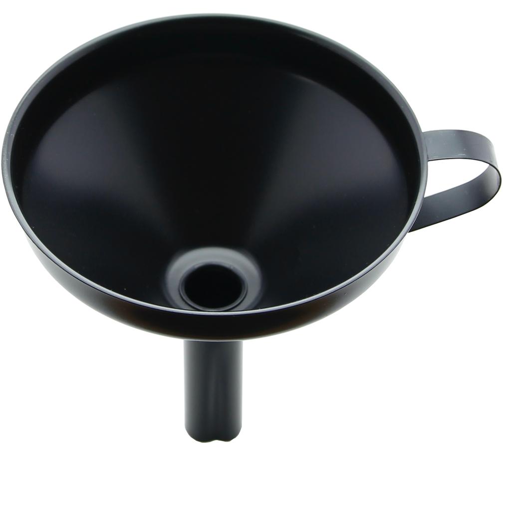 Steel Kitchen Funnel For Jars And Bottles + Strainer
