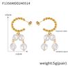f1356-gold earrings