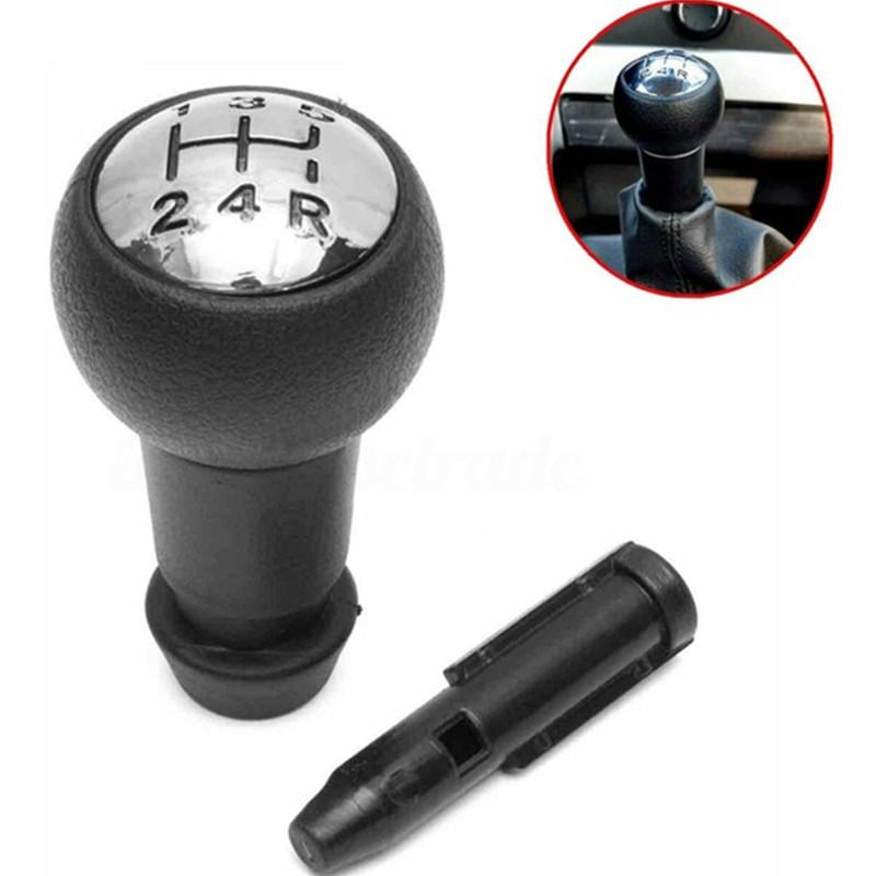 1set 5 Speed Gear Stick Shift Knob Lever Pen Adapter Replacement For Peugeot 206 207 307 308 407 For Citroen C4 Picasso Berlingo