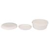Plastic Soap Case White Soap Dish Round Corner Soap Box  Outdoor Camping
